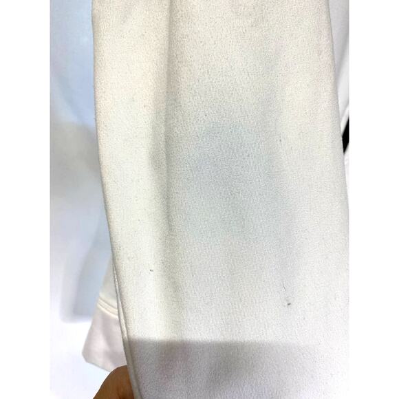 American Eagle Sweat Jacket with Hood Woman's Sz M White & Gray Zip Up - Picture 7 of 8